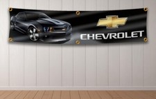 Bandeira Chevrolet Camaro 2x8 pés garagem parede pendurada arte oficina ao ar livre comprar usado  Enviando para Brazil
