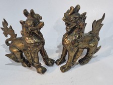 Antique pair brass for sale  CAERNARFON