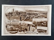 Arrived skegness postcard for sale  NEWBIGGIN-BY-THE-SEA