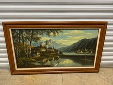 Vintage oil painting for sale  Federal Way
