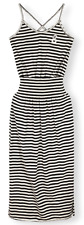 Usado, 10 DAYS - Vestido De Tirantes Vestido a Rayas Algodón Negro & Crema XL = 42/44 comprar usado  Enviando para Brazil