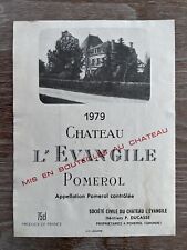 étiquette château évangile d'occasion  Toul