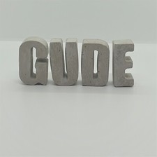 Schriftzug buchstaben gude gebraucht kaufen  Frankfurt am Main