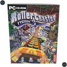 Rollercoaster Tycoon 3 IBM PC CD-Rom Spiel Big Box Atari 2004 CIB comprar usado  Enviando para Brazil