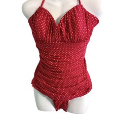 Miraclesuit red polka for sale  Middleburg