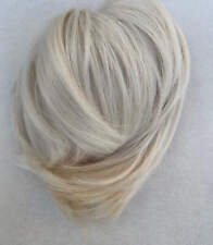 Peça De Cabelo Coque desarrumada despenteados Coque Cabelo Liso Coque scrocante Platinum Blonde comprar usado  Enviando para Brazil