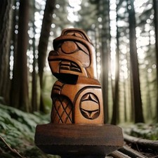 Wood beaver totem for sale  Phillipsburg
