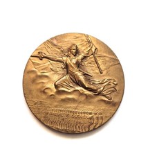 Bronze médaille patriotique d'occasion  Meulan en Yvelines