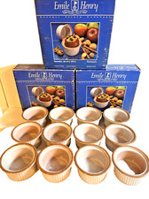 Panelas francesas Ramekins 12-EMILE HENRY Verone blush grés custard vintage - 4 oz comprar usado  Enviando para Brazil
