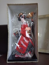 Japanese geisha fan for sale  MITCHAM