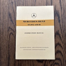 Manual de instruções Mercedes Benz W 120 tipo 180D 180 D comprar usado  Enviando para Brazil