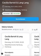 Tickets karten elbphilharmonie gebraucht kaufen  Deutschland