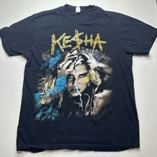 Camiseta preta Kesha 2011 Cannibal Get Sleazy Tour estampa 2 lados tamanho M comprar usado  Enviando para Brazil