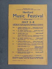 1951 hertford music for sale  KING'S LYNN