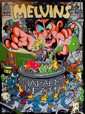 Melvins napalm death usato  Spedire a Italy