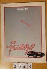 Renault fuego gts d'occasion  Meyzieu