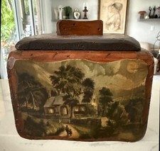 Primitive wooden lidded for sale  Boca Raton