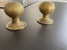 Pair brass beehive for sale  BARNET