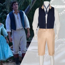 Cosplay A Pequena Sereia Príncipe Eric Fantasia Halloween Carnaval Ternos Shorts comprar usado  Enviando para Brazil