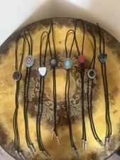 Design de Pedra Moda Bolo Gravata Enorme Lote De 8 Pingente Colar Dança Rodeio Western comprar usado  Enviando para Brazil
