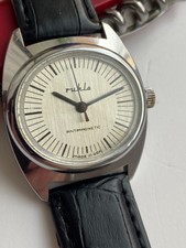 Vintage RARO Relógio de Pulso Masculino RUHLA UMF ALEMANHA VENDA CAL. 24 TOP ANTIMAGNÉTICO GDR comprar usado  Enviando para Brazil