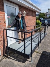 Heavy steel wheelchair for sale  SOUTHPORT