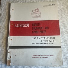 Lucas standard triumph for sale  ANDOVER
