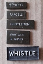 Station signs oo for sale  CONGLETON