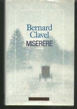 Miserere.bernard clavel.grand  d'occasion  Aix-les-Bains