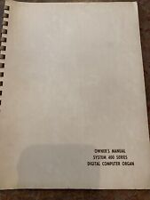 Allen Organ Company System 400 Series computador digital manual do proprietário de órgãos comprar usado  Enviando para Brazil