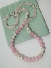 Collana donna quarzo usato  Roma