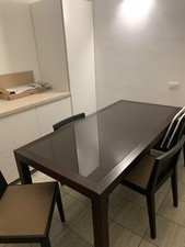Tavolo legno vetro usato  Legnano