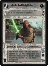 Star Wars CCG Tournament Qui-Gon Jinn With Lightsaber (Foil), usado comprar usado  Enviando para Brazil