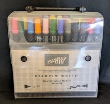 Stampin’ Up! Stampin’ Write MUITOS MARCADORES MARAVILHOSOS em estojo conjunto de 48 artesanato comprar usado  Enviando para Brazil