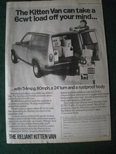 Reliant kitten van for sale  BRISTOL