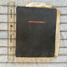 Caderno de receitas manuscrito vintage da década de 1930 - Livro de receitas com instruções e receitas comprar usado  Enviando para Brazil