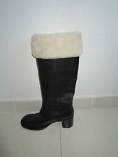 Bottes cuir noir d'occasion  Aix-en-Provence-