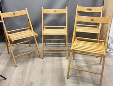 Folding beech wooden for sale  WAKEFIELD