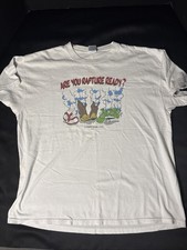 Antigo Y2K Jesus Are You Rapture Ready? Camiseta gráfica Corinthians 15:52 tamanho GG comprar usado  Enviando para Brazil