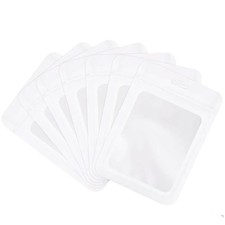 White mylar ziplock for sale  COVENTRY