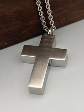 Edelstahl anhänger kreuz gebraucht kaufen  Marl