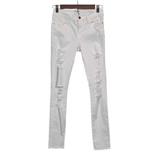 Usado, QUADRO Jeans Skinny Aflito Rasgado Grunge Ousado Moda Emo Baddie Feminino 29 comprar usado  Enviando para Brazil