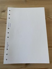 Organiser plain sheets for sale  CHESTERFIELD