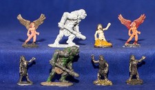 8 miniaturas de metal Ral Partha Monsters maiden 13-0XX D&D LOTR TSR com pintura 1979+ comprar usado  Enviando para Brazil