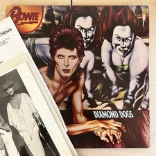 Usado, David Bowie - Diamond Dogs LP WITH RARE LABEL PRESS RELEASES, PHOTO W. CHER comprar usado  Enviando para Brazil