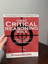 gmat critical reasoning book for sale  Valhalla