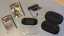 Sony PSP 1001-Preto-PlayStation-Sistema Portátil/Carregador de Carro/Cartão/Jogo comprar usado  Enviando para Brazil