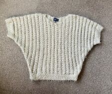 Cream fluffy jumper for sale  SEAFORD