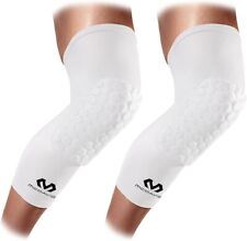Rodillera protectora hexagonal McDavid acolchada deportiva blanca TALLA GRANDE segunda mano  Embacar hacia Mexico