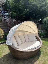 rattan garden bed for sale rattan garden bed for sale ADDLESTONE